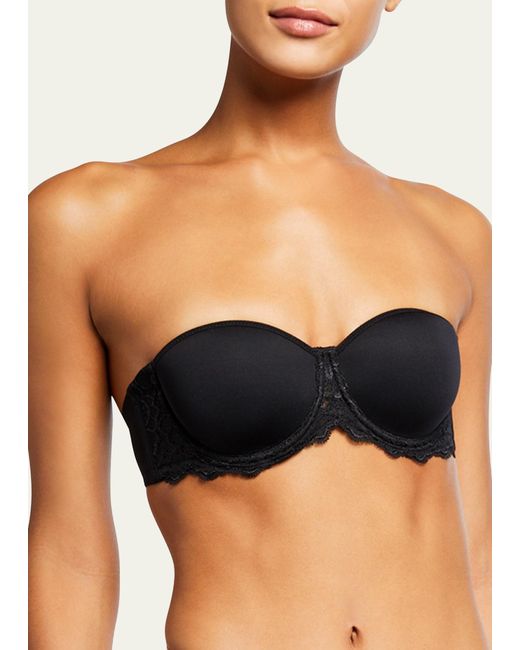 Simone Perele Black Caresse Strapless Plunge Bra
