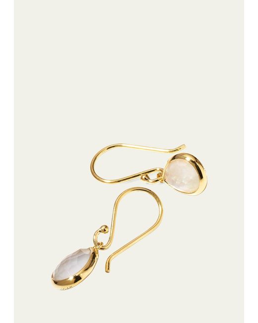 Ippolita Natural Teeny Teardrop Earrings In 18k Gold