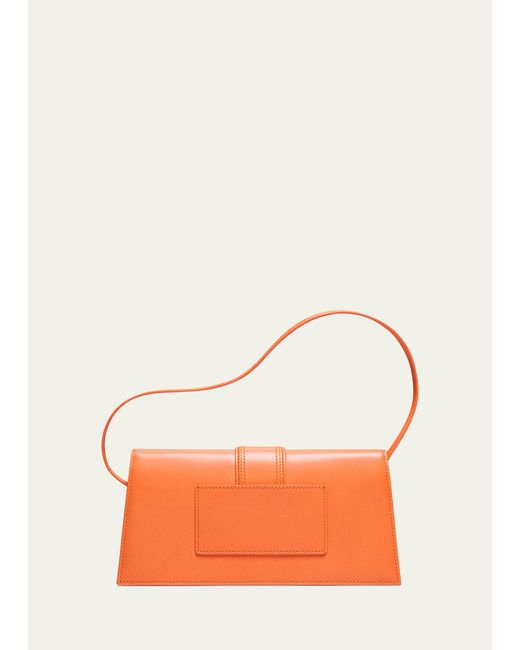 Jacquemus Orange Le Bambino Long Leather Shoulder Bag