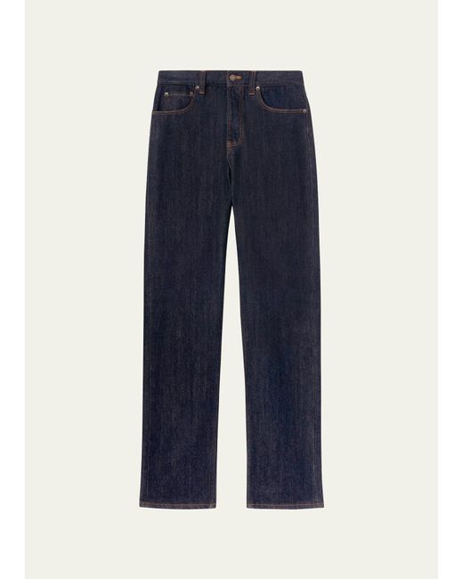 Loro Piana Blue Kamen Cotton-cashmere Denim Jeans for men