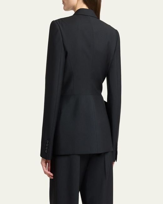 Givenchy Black Wool-Mohair Bow Jacket