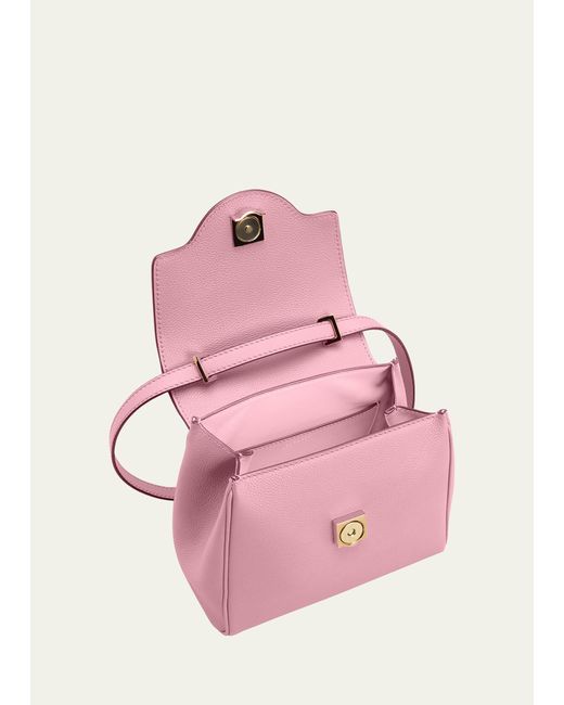 Versace Pink La Medusa Small Handbag