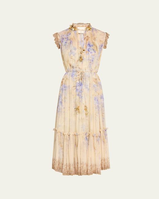 Zimmermann Natural Dawning Flutter Dress