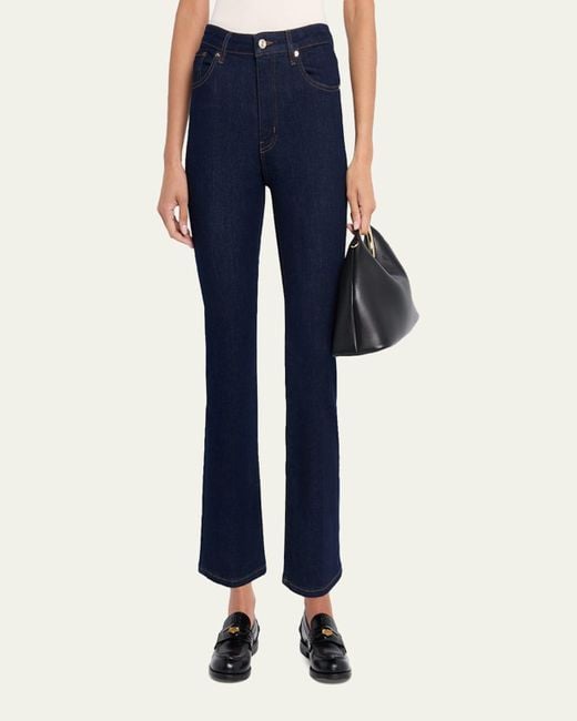 FRAME Blue The Reboot Crop Jeans
