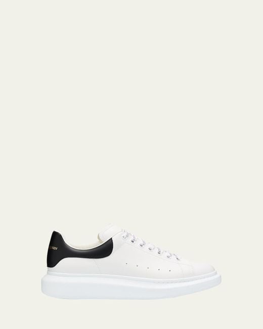 McQueen White Leather Oversized Sneakers for men
