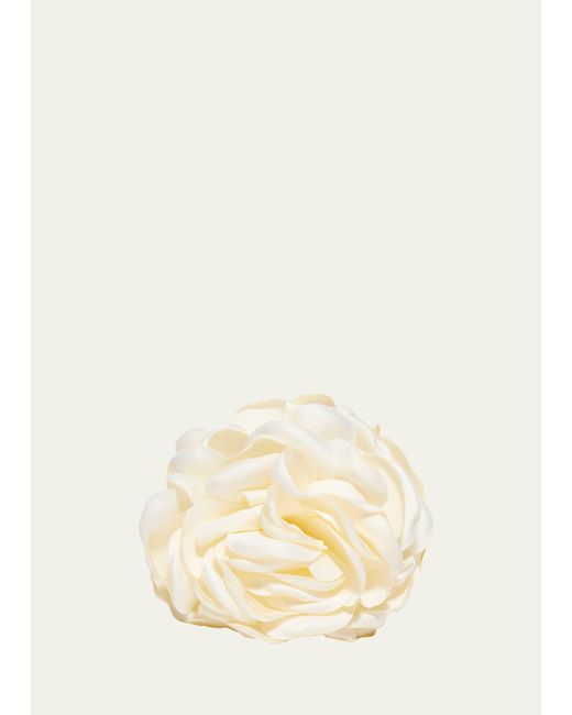 Lele Sadoughi Natural Peony Flower Claw Clip