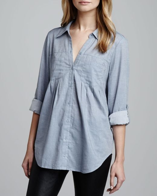 Hannah Artwear Blue Oceanus Silk Maxi Dress