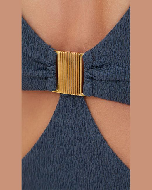 ViX Blue Firenze Becky Mayra One-Piece Swimsuit