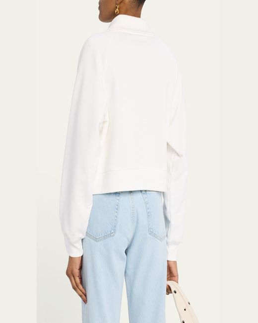 FRAME Natural The Coach Sweatshirt