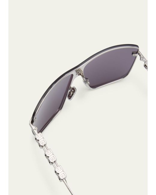 Givenchy Multicolor 4g Metal Alloy Shield Sunglasses