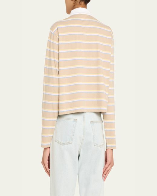 Kule Natural The Lexie Striped Polo