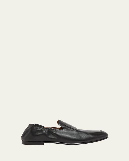 Givenchy White Leather Elasticized Loafers for men