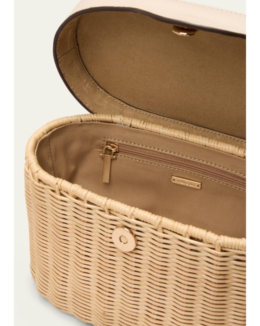 Cult Gaia Natural Gwyneth Basket Top-handle Bag