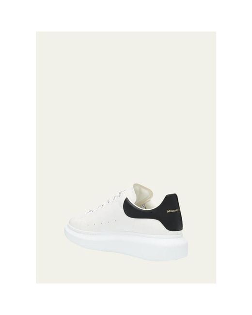 McQueen White Leather Oversized Sneakers for men