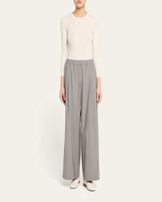 Twp Natural Ribbed Wool Pullover