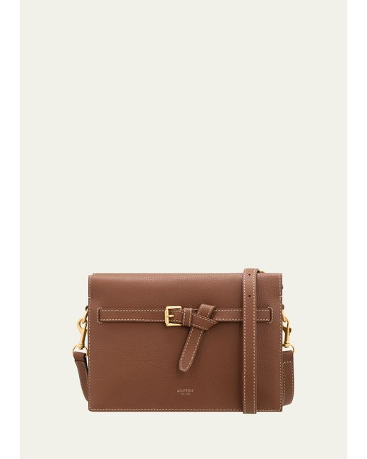 Oroton Margot Leather Crossbody Bag in Brown Lyst