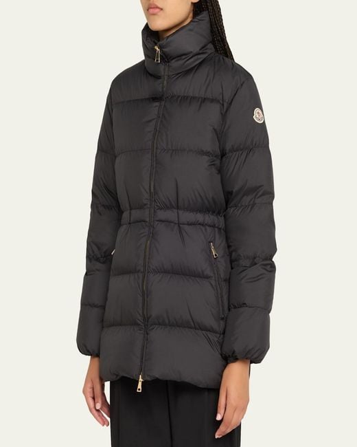 Moncler Gray Brossette Down Puffer Jacket