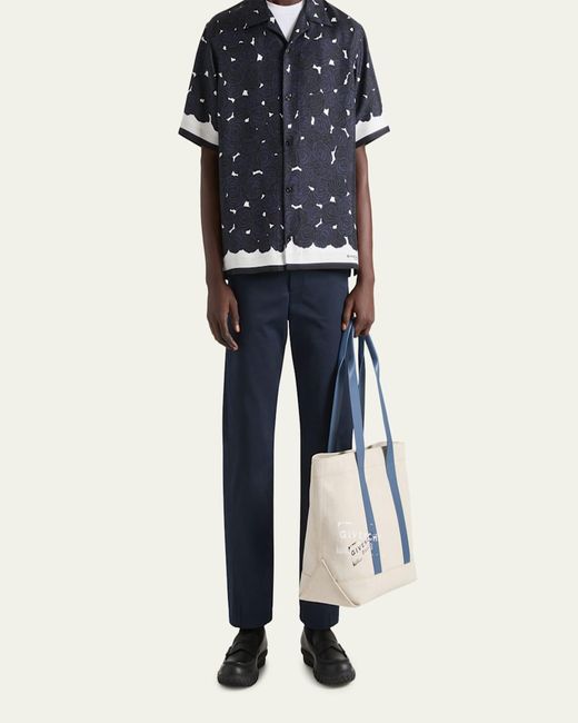 Givenchy White Echo Leather Loafers for men