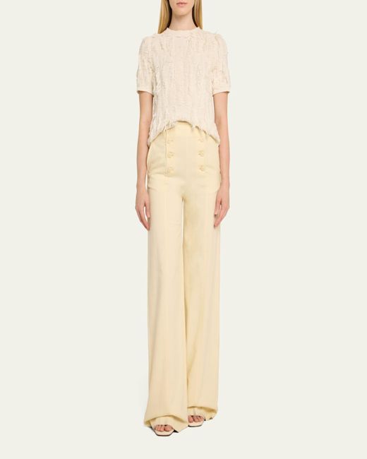 Ulla Johnson Natural Rumi Knit Top
