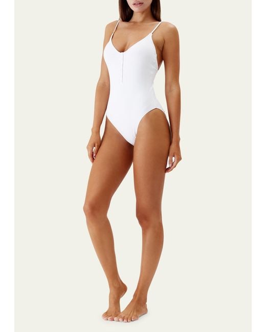 Melissa Odabash Natural Cannes One-piece Swimsuit