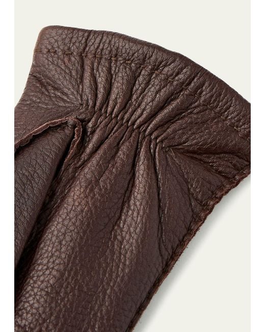 Hestra Brown Elk Cord Gloves for men