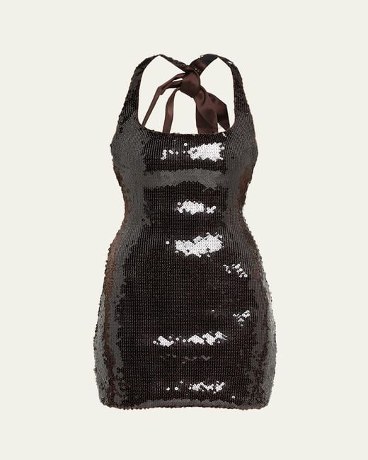 16arlington black dress 16Arlington Black Danae Sequin Midi Dress main image 0