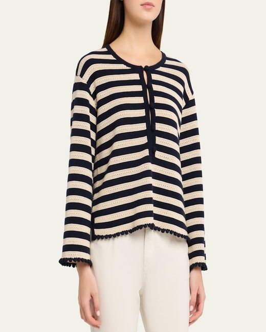 FRAME Black The Easy Captain Pullover