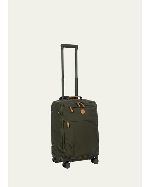 Bric's Green X-travel 21" Carry-on Spinner Luggage
