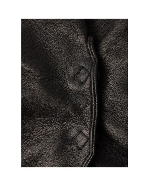 Prada Blue Long Nappa Leather Gloves