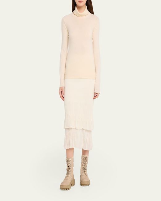 Prada Natural Canvas Ankle Combat Boots