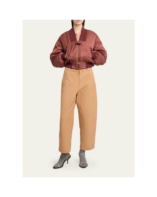 Chloé Red Short Bomber Jacket