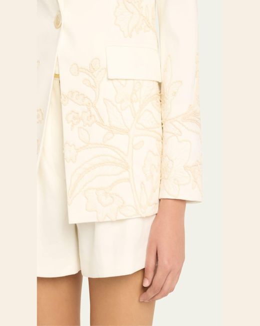 Veronica Beard Natural Long And Lean Dickey Jacket
