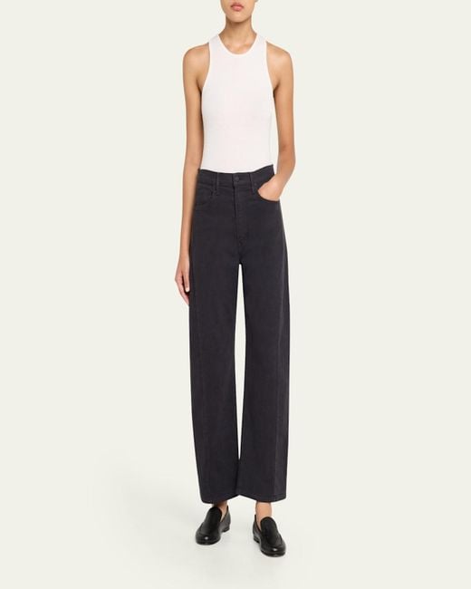 Mother Blue The Half-Pipe Flood Jeans
