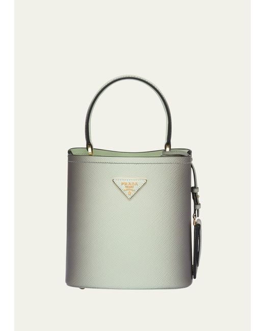 Prada Sfumato Leather Top-handle Bag | Lyst