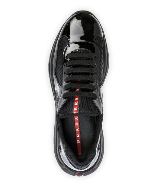 prada patent trainers