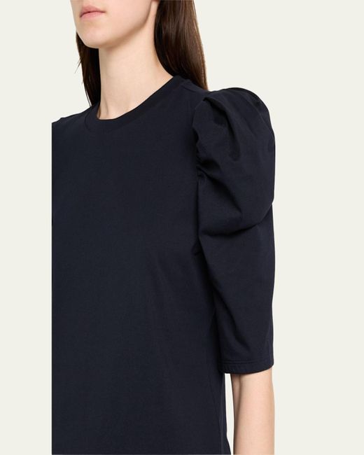 FRAME Blue The Drape Tee