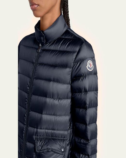 Moncler Pink Lans Short Down Jacket