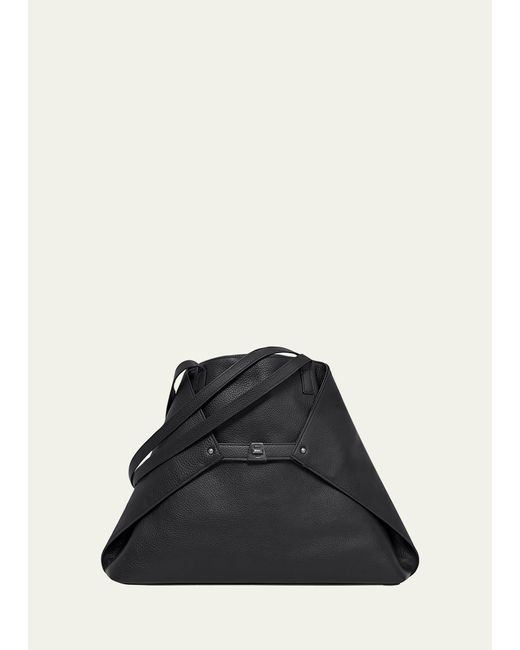 Akris Natural Ai Medium Soft Leather Shoulder Bag