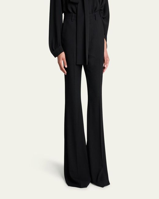 Balenciaga Black High-Rise Flare Pants
