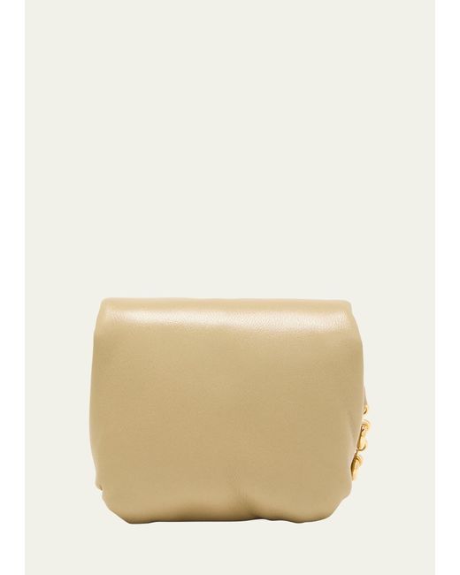 Loewe Natural Goya Puffer Leather Case Charm