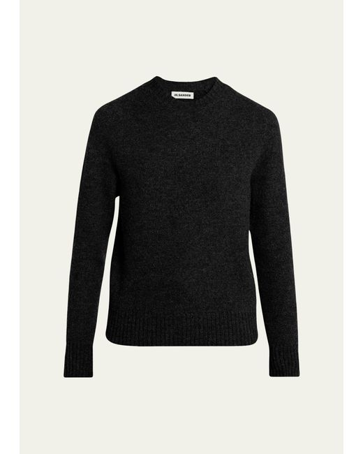 Jil Sander Black Wool Knit Sweater