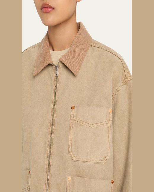 SLVRLAKE Denim Natural Casey Worker Jacket