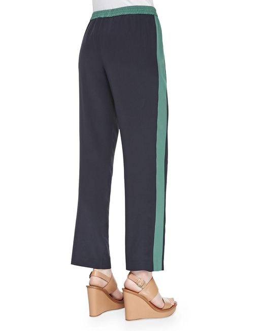 Vince Black Cashmere Fairisle Crewneck Sweater