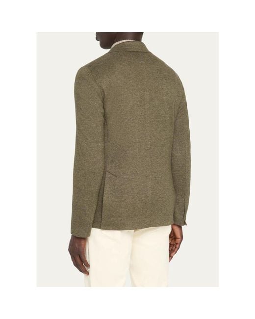 Baldassari Green Cotton Jacket for men