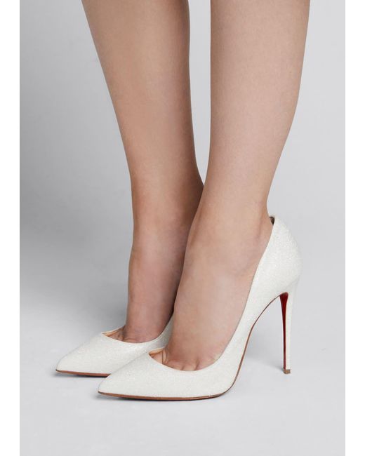 louboutin pigalle white