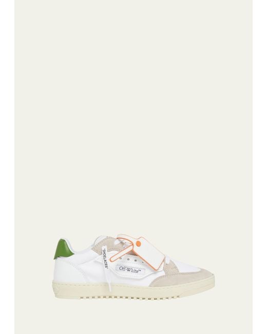 Off-White c/o Virgil Abloh Natural 5.0 Canvas And Leather Low-top Sneakers for men