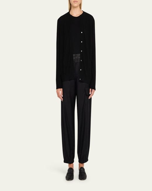 WE-AR4 Black The Bootleg Cargo Pants