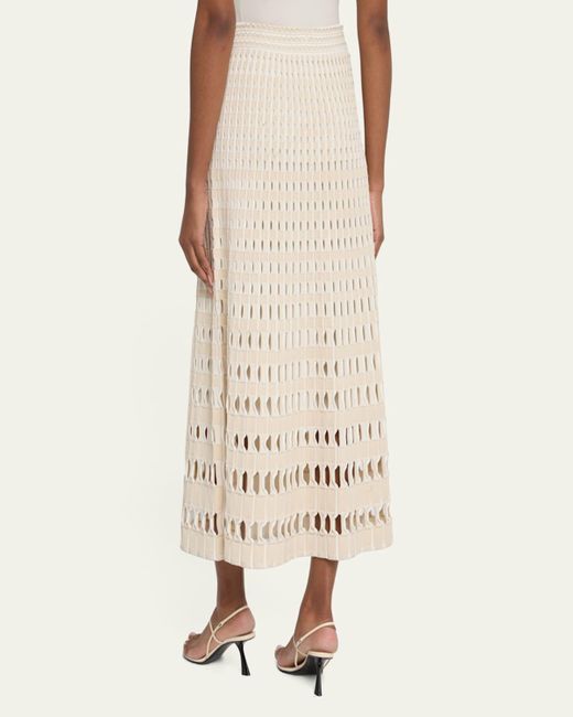 Jonathan Simkhai Natural Larken Midi Skirt