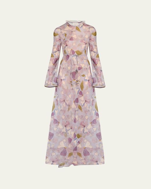 Zimmermann Pink Dawning Sheath Dress