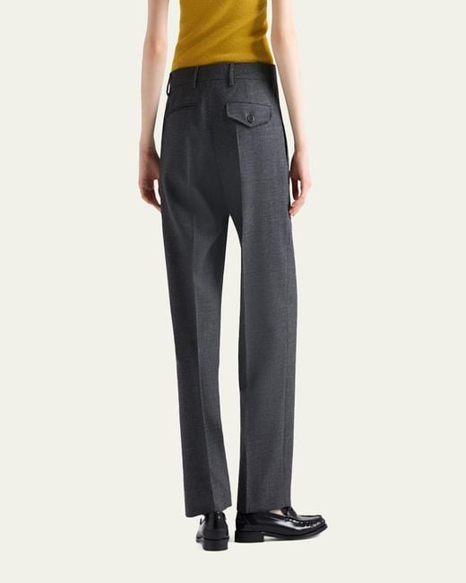 Prada Blue Rush Stitch Pants